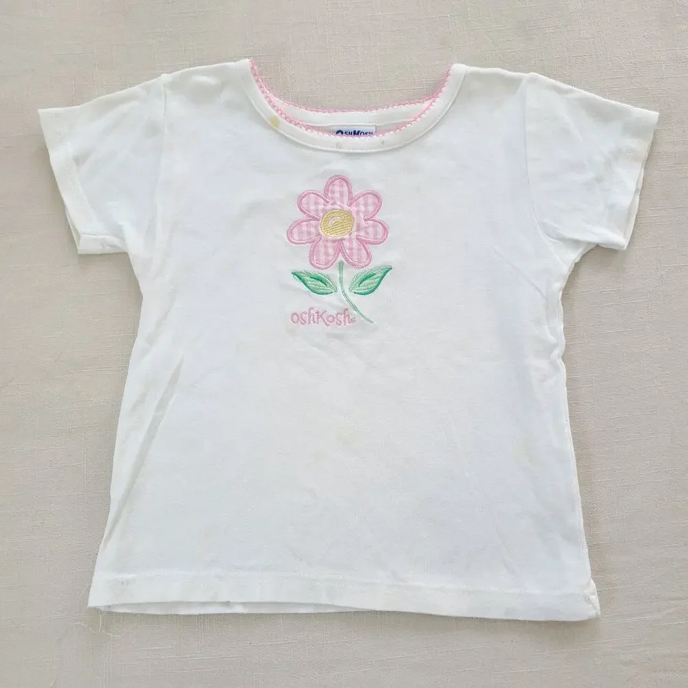 Vintage Oshkosh Flower Shirt 4t/5t